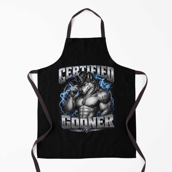 Item preview, Certified Gooner Cowboy Wolf Meme designed and sold by truclocvaStudio.