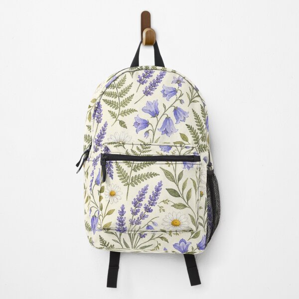 Item preview, Lavender Wildflower Seamless Pattern designed and sold by Thanat Pattern Studio.