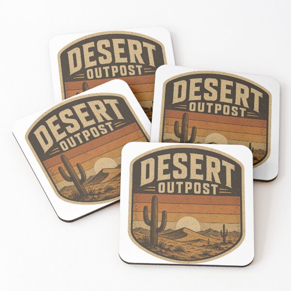 Item preview, Desert Outpost Vintage Travel Patch Tee designed and sold by Vexorask.