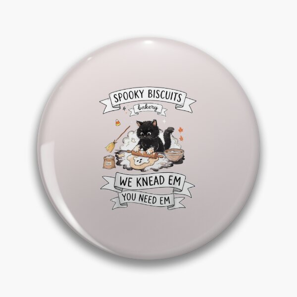 Item preview, Spooky Biscuits Bakery Black Cat Halloween Baking Funny Design designed and sold by mari-kayden.