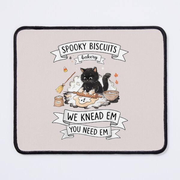 Item preview, Spooky Biscuits Bakery Black Cat Halloween Baking Funny Design designed and sold by mari-kayden.