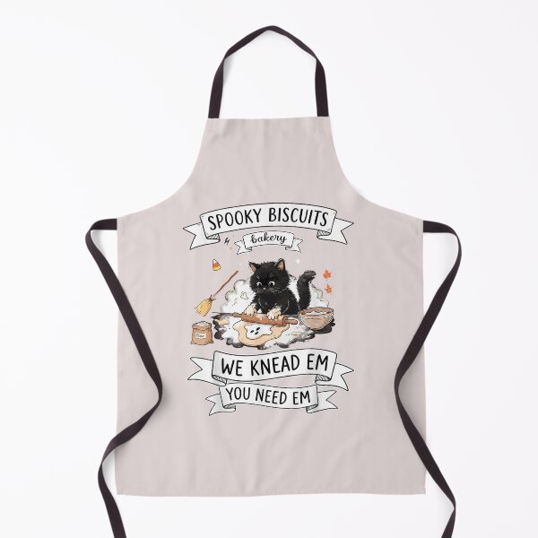 Item preview, Spooky Biscuits Bakery Black Cat Halloween Baking Funny Design designed and sold by mari-kayden.