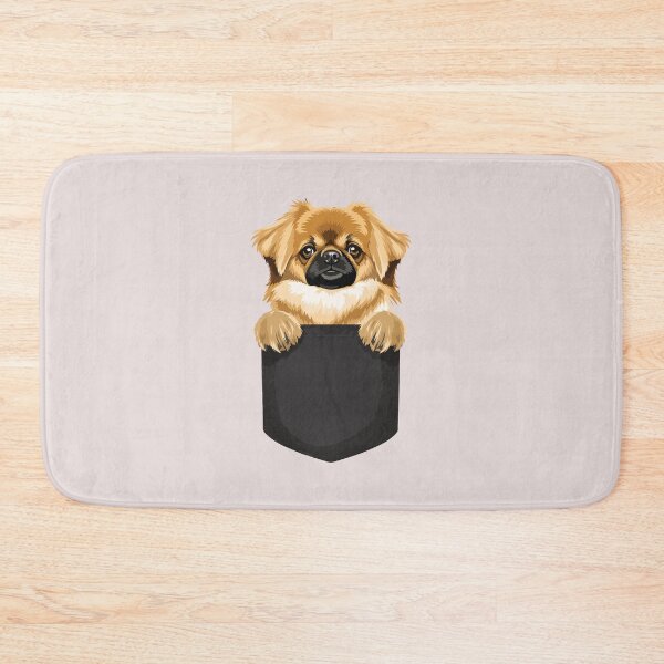 Item preview, Cute Tibetan Spaniel Pocket Dog Funny Dog Lover Peeking Puppy Design designed and sold by mari-kayden.