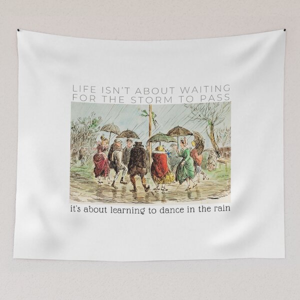 Item preview, Dance in the rain designed and sold by poppy-seed-art.