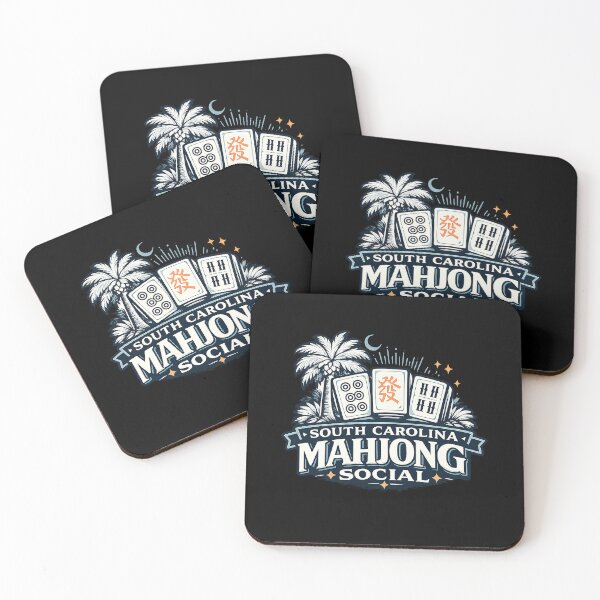 Item preview, South Carolina Mahjong Social – Retro Palmetto Mahjong Design designed and sold by SubtleSplit.