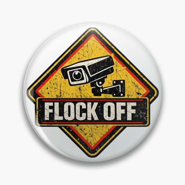 Item preview, Flock Off Surveillance Camera T-Shirt | Funny Privacy Protest Tee designed and sold by LintonGriffin.