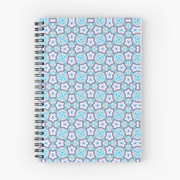 Item preview, LOVELY LEILANI! MANDALA NEO DAISY CHAIN Baby Blue & White Flowers Psychedelic Groovy Party SACRED GEOMETRY MATH Fun Doodles College Dorm Decor designed and sold by Spinning Plates 360.