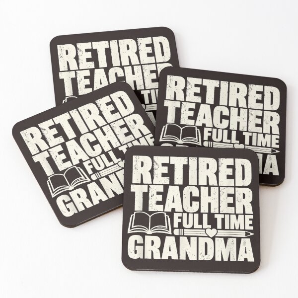 Item preview, Retired Teacher Full Time Grandma Funny Retirement Gift Design designed and sold by mari-kayden.