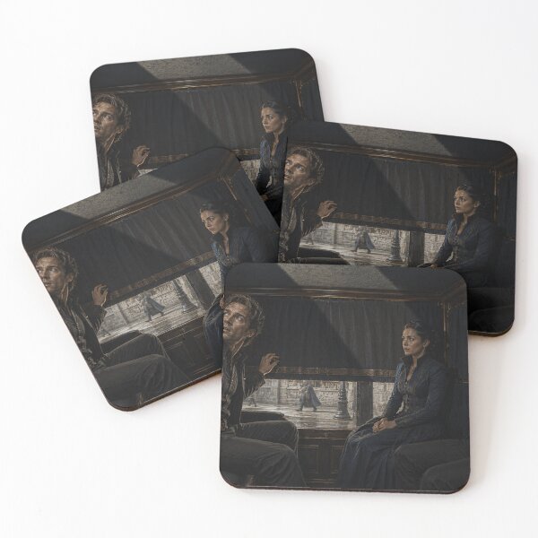 Item preview, Mysterious Carriage Interior | Cinematic Dark Fantasy Wall Art designed and sold by Element Horizon Studio.