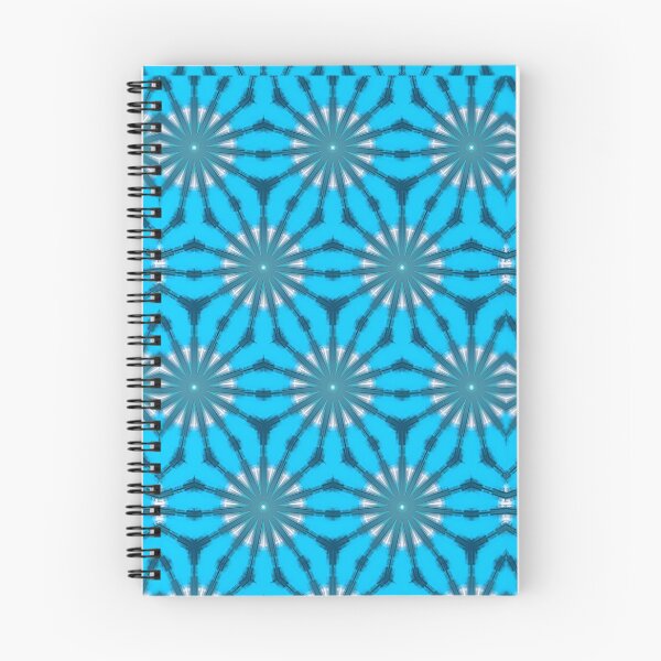 Item preview, BLUEBONNETS! MANDALA NEO DAISY CHAIN Baby Blue & White Flowers Psychedelic Groovy Party SACRED GEOMETRY MATH Fun Doodles College Dorm Decor designed and sold by Spinning Plates 360.