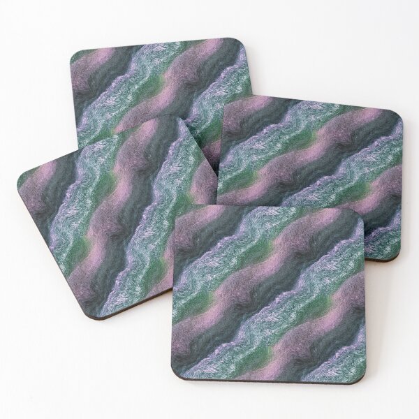 Item preview, Textured Sandbox Abstract in Green and Purple designed and sold by Artistestella.