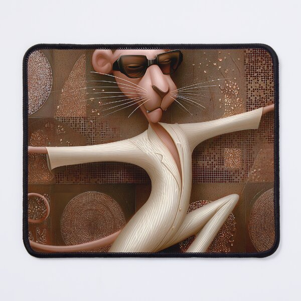 Item preview, Stylish Panther An Abstract Dance of Elegance designed and sold by Artessie.