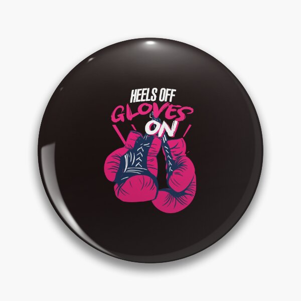 Item preview, Heels Off Gloves On Funny Women's Boxing Fitness Motivation Design designed and sold by mari-kayden.