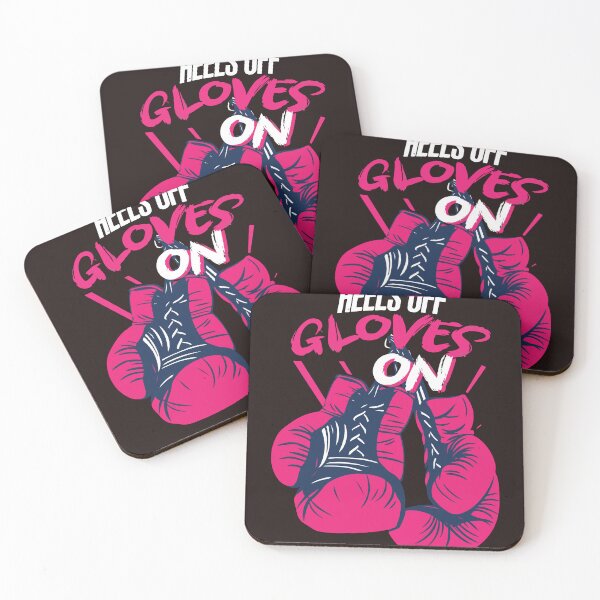 Item preview, Heels Off Gloves On Funny Women's Boxing Fitness Motivation Design designed and sold by mari-kayden.