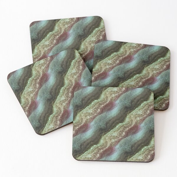 Item preview, Textured Sandbox Abstract in Green and Brown designed and sold by Artistestella.
