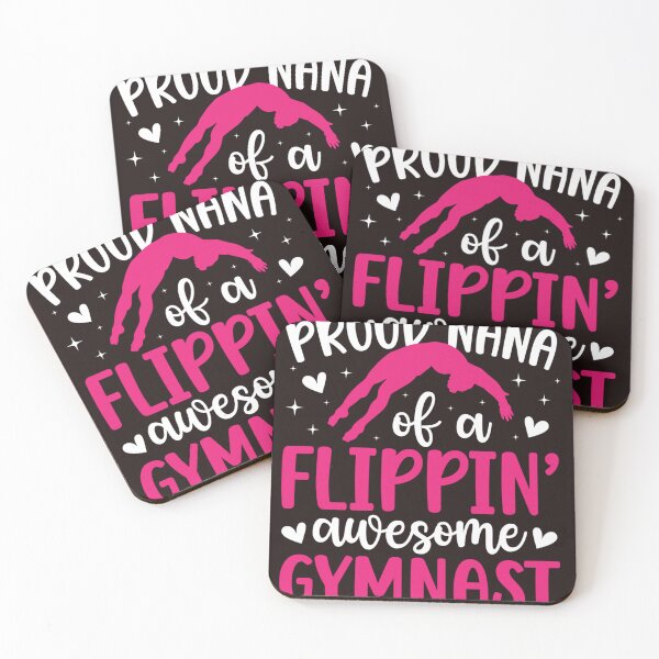 Item preview, Proud Nana of a Flippin Awesome Gymnast Funny Gymnastics Design designed and sold by mari-kayden.