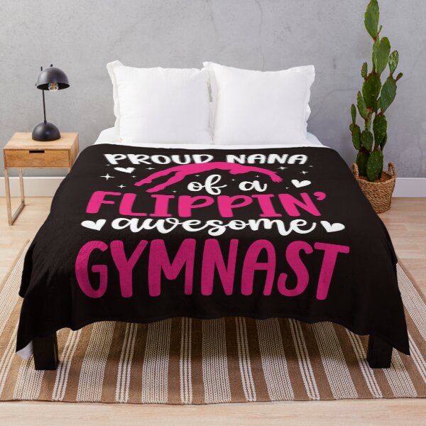 Item preview, Proud Nana of a Flippin Awesome Gymnast Funny Gymnastics Design designed and sold by mari-kayden.