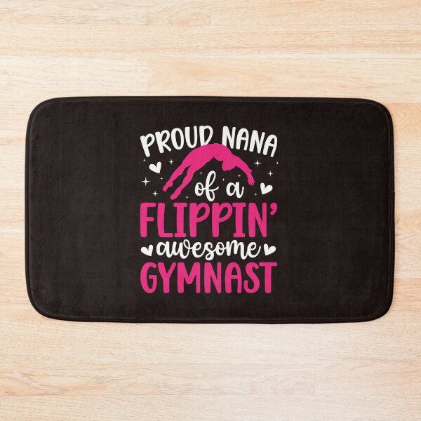 Item preview, Proud Nana of a Flippin Awesome Gymnast Funny Gymnastics Design designed and sold by mari-kayden.