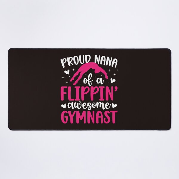 Item preview, Proud Nana of a Flippin Awesome Gymnast Funny Gymnastics Design designed and sold by mari-kayden.