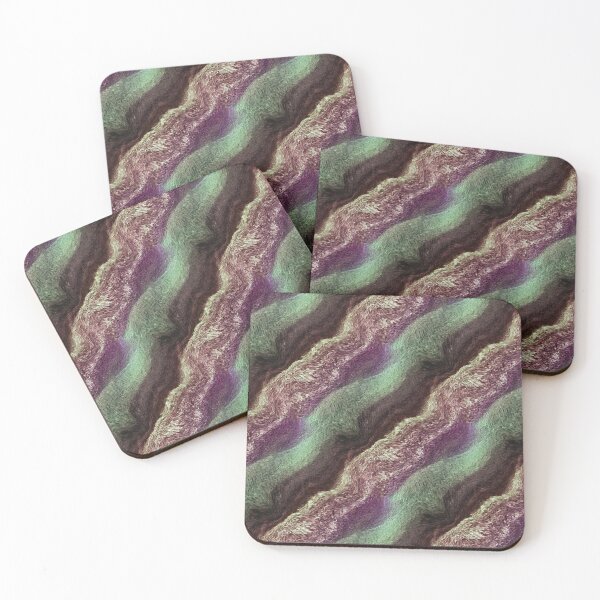 Item preview, Textured Sandbox Abstract in Mauve and Green designed and sold by Artistestella.