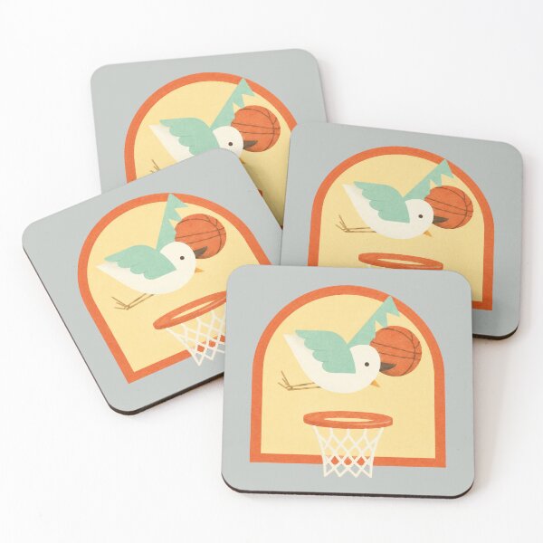 Item preview, Bird Flying to the Hoop designed and sold by mellow-koko.