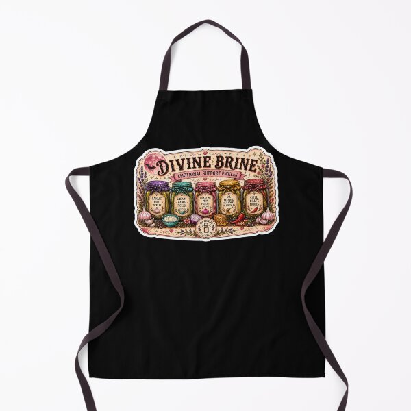 Item preview, Divine Brine Emotional Support Pickles Sticker designed and sold by Imagine Ink Design Studio.