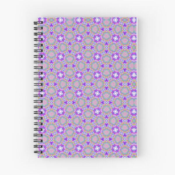 Item preview, VIOLETS! MANDALA NEO DAISY CHAIN Purple & Plum Flowers Floral Psychedelic Groovy Party SACRED GEOMETRY MATH Fun Doodles College Dorm Decor designed and sold by Spinning Plates 360.