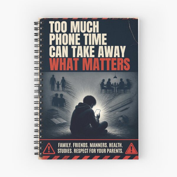 Item preview, Phone Addiction Social Commentary Poster  designed and sold by SakinahArt.