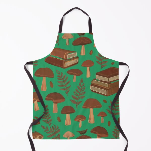 Item preview, Dark Academia Books And Mushrooms Pattern designed and sold by bvdesignart.