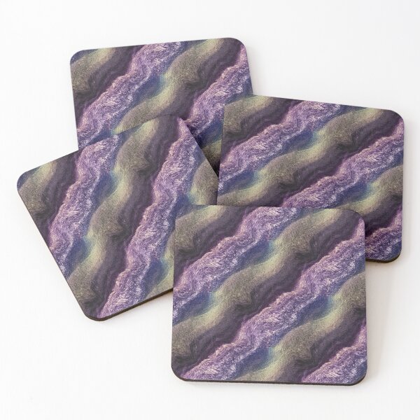 Item preview, Textured Sandbox Abstract in Green and Mauve designed and sold by Artistestella.