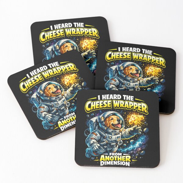 Item preview, Golden Retriever Astronaut Reaching for Cosmic Cheese designed and sold by teemix.