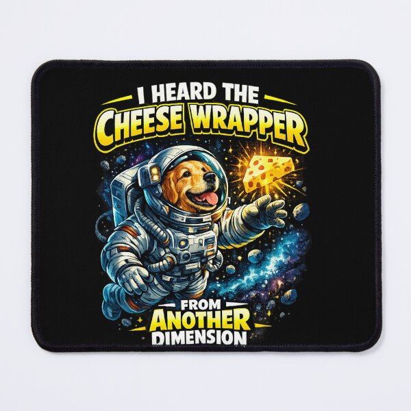 Item preview, Golden Retriever Astronaut Reaching for Cosmic Cheese designed and sold by teemix.