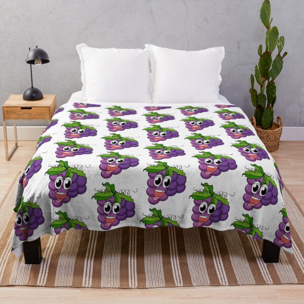 Item preview, Cute Happy Grapes Cartoon designed and sold by priyanshustore.