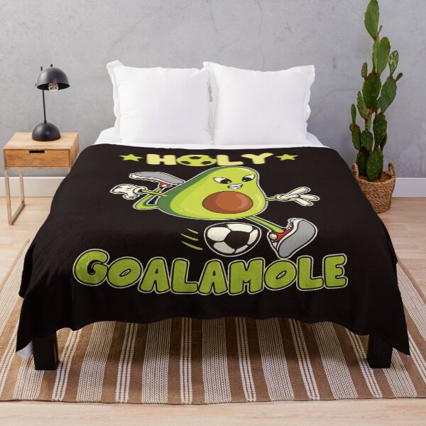Item preview, Holy Goalamole Funny Avocado Soccer Pun Cute Football Design designed and sold by mari-kayden.