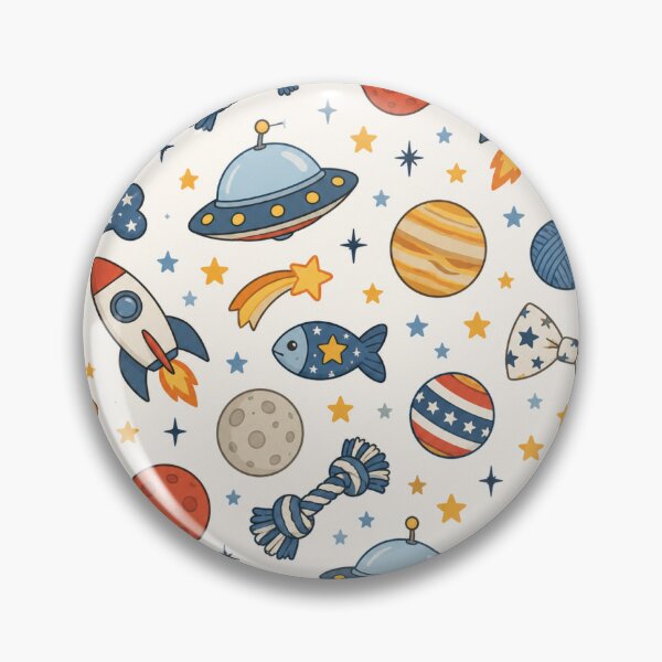 Item preview, Space Adventure Pet Print designed and sold by Leah Jockel.