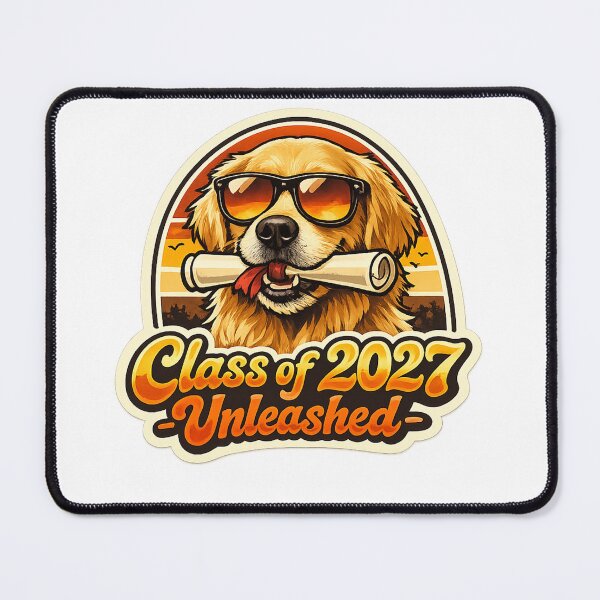 Item preview, Golden Retriever Graduation Unleashed Dog Graduate designed and sold by teemix.