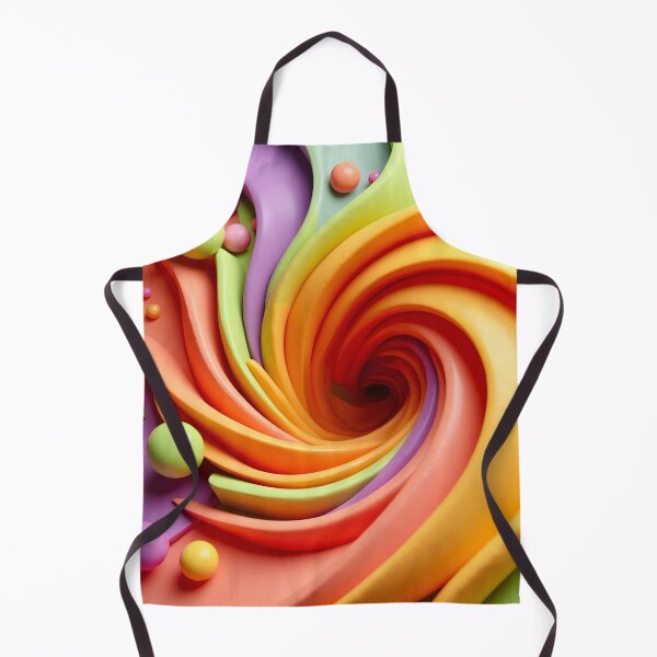 Item preview, Colorful Spiral Swirl with Spheres designed and sold by Vicky Brago-Mitchell®.