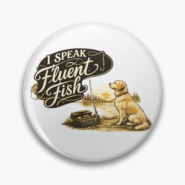 Item preview, Golden Retriever Fly Fishing Adventure - Cute Dog Fisherman designed and sold by teemix.