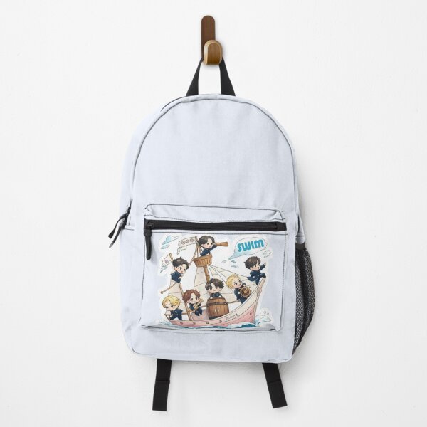 Item preview, Swim Together – ARIRANG BTS Voyage Chibi Fan Art designed and sold by Palette & Hue.