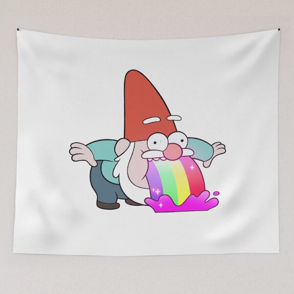 Item preview, rainbow vomiting gnome designed and sold by WORKPRO.