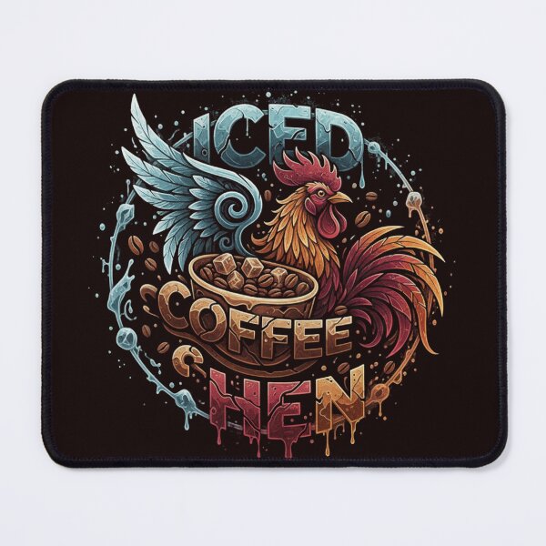 Item preview, Iced Coffee Hen designed and sold by SkrabinhoArt.