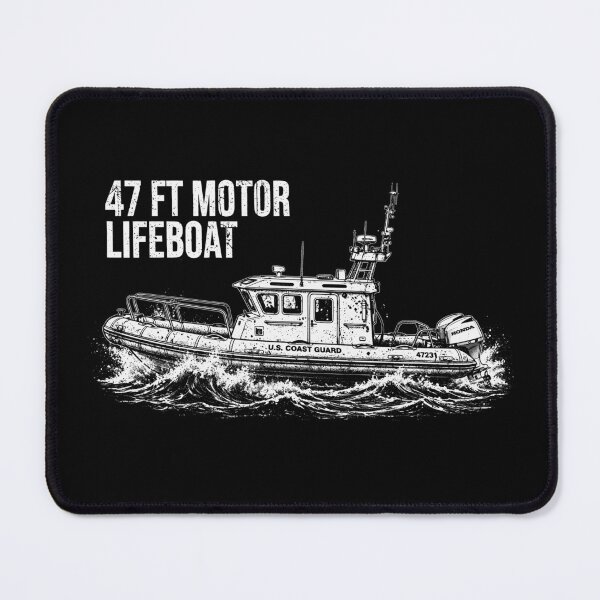Item preview, 47 ft Motor Lifeboat Distressed Artwork| Coast Guard Search & Rescue Design designed and sold by Coasties.