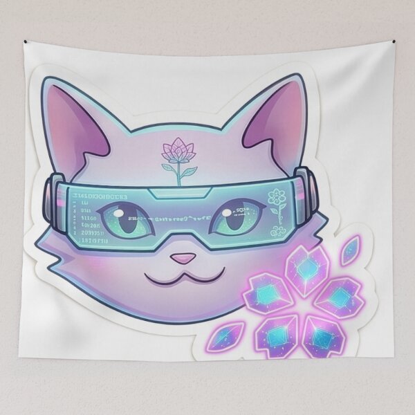 Item preview, Cat Cyber Design designed and sold by Farinsta.