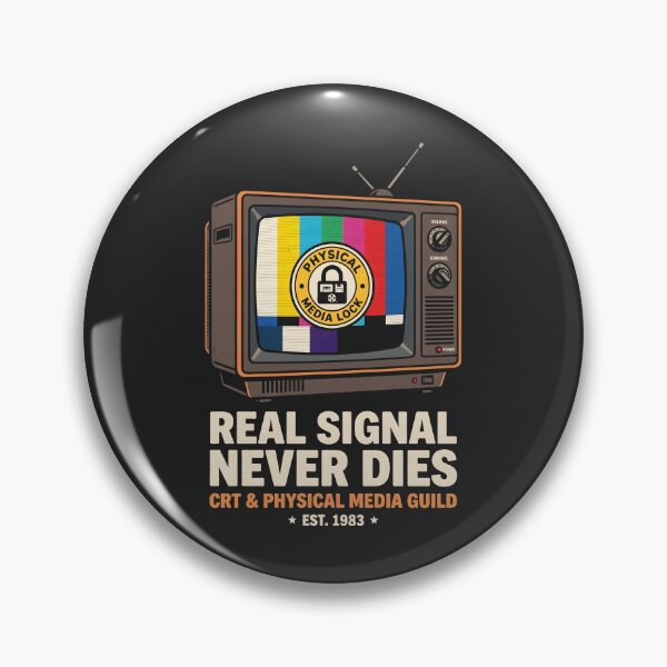 Item preview, Retro Physical Media CRT Television Aesthetic Analog Collector designed and sold by SplashTastic.