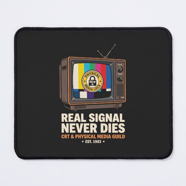 Item preview, Retro Physical Media CRT Television Aesthetic Analog Collector designed and sold by SplashTastic.