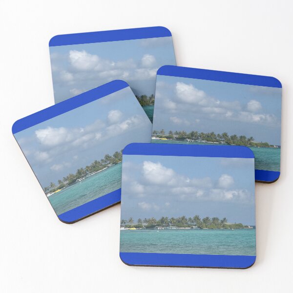 Item preview, Serene Blue Sea & Distant Shore | Peaceful Coastal Nature Landscape designed and sold by TimelessTalks9.