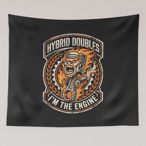 Item preview, Functional Fitness Hybrid Doubles Engine Gym Humor designed and sold by SplashTastic.