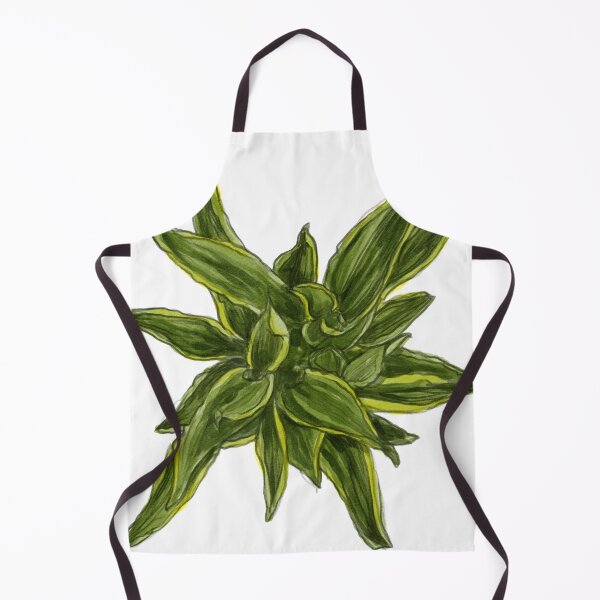 Item preview, Top View Digital Illustration of Pointed Variegated Shrub designed and sold by zanaxxer.