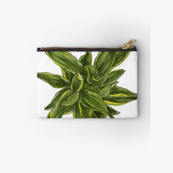 Item preview, Top View Digital Illustration of Pointed Variegated Shrub designed and sold by zanaxxer.