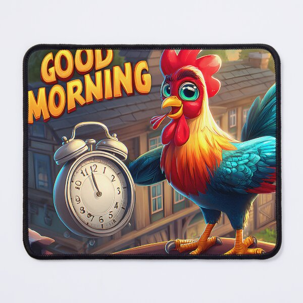 Item preview, Vibrant Rooster Waking Up the Neighborhood designed and sold by Artessie.